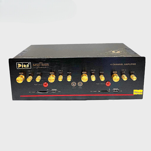 AMPLY CAO CẤP PIRO MW-555 TẢI 4 KÊNH RIÊNG CHUYÊN DỤNG CHO NHÀ YẾN