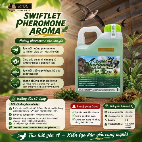 Dung dịch SWIFTLET PHEROMONE AROMA kích thích chim yến sinh sản