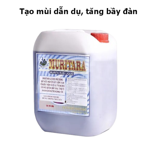 DUNG DỊCH TẠO MÙI DẪN DỤ, TĂNG BẦY ĐÀN CHUYÊN DỤNG - MURITARA 10L