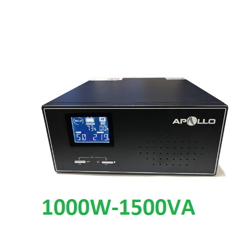 Inverter chuyển điện 12V-220V tự động apolo 1000W-1500VA
