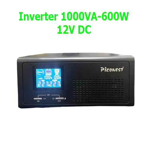 INVERTER CHUYỂN ĐIỆN 12VDC SANG 220VAC - PIZONEST 1000VA-600W