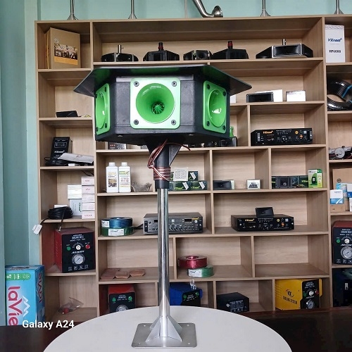 Loa phóng chùm lục ngoài trời cao cấp VX-1000Pro xanh lá chống nước chuyên dụng