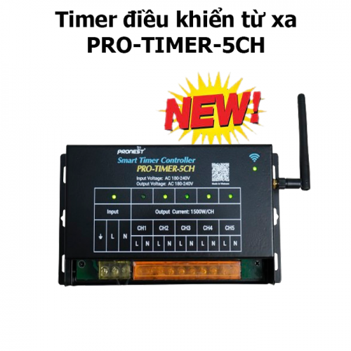 Timer điều khiển từ xa PRO-TIMER-5CH Controller