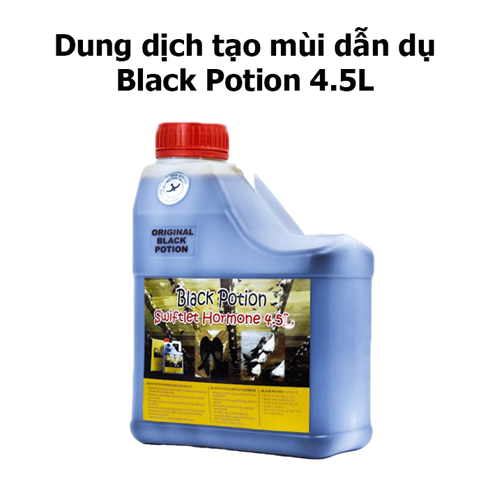 DUNG DỊCH BLACK POTION 4.5L TẠO MÙI BÀY ĐÀN HIỆU QUẢ CHUYÊN DỤNG CHO NHÀ YẾN